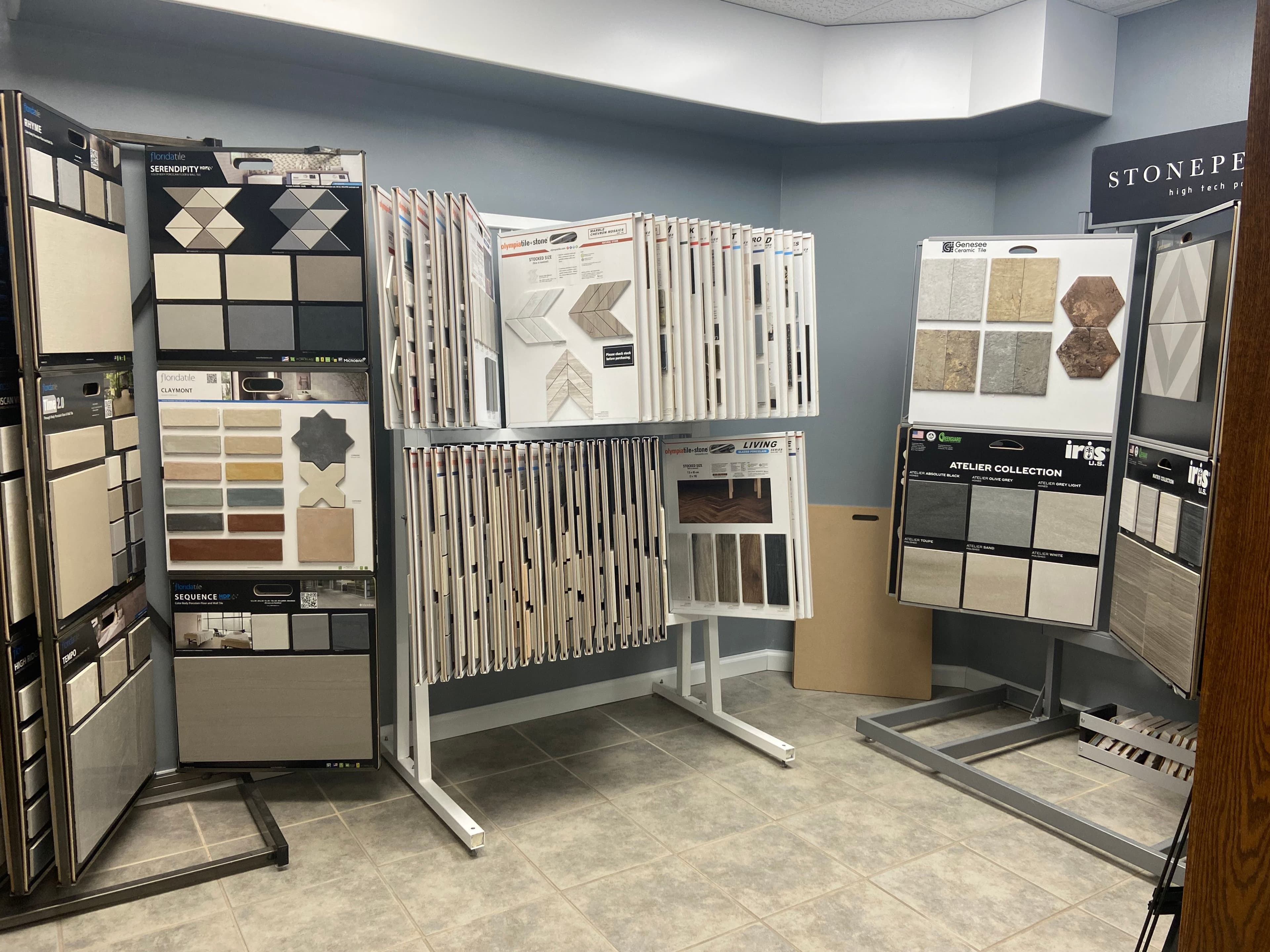Tile selections