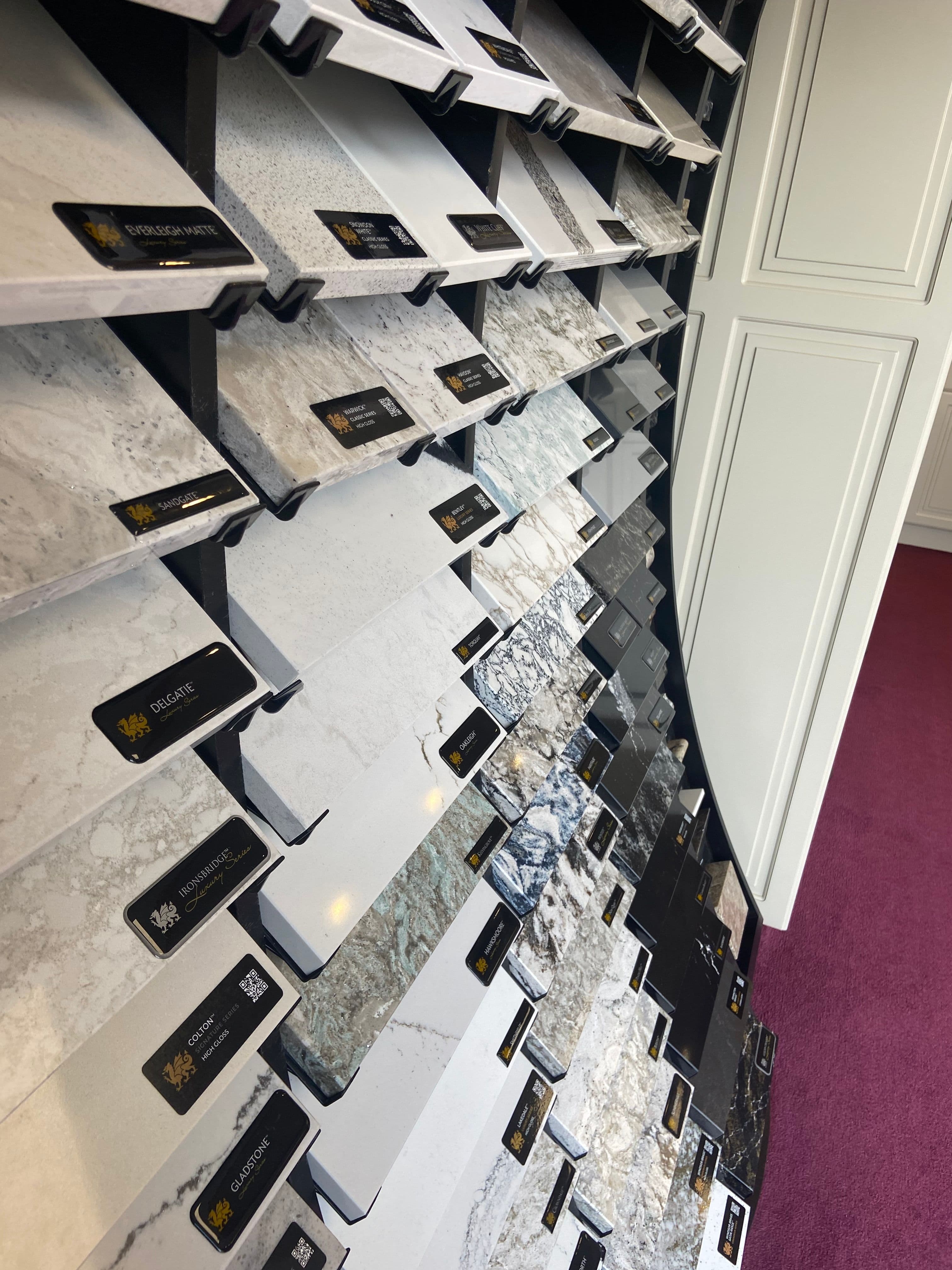 Corian, Quartz, and butcher block countertops