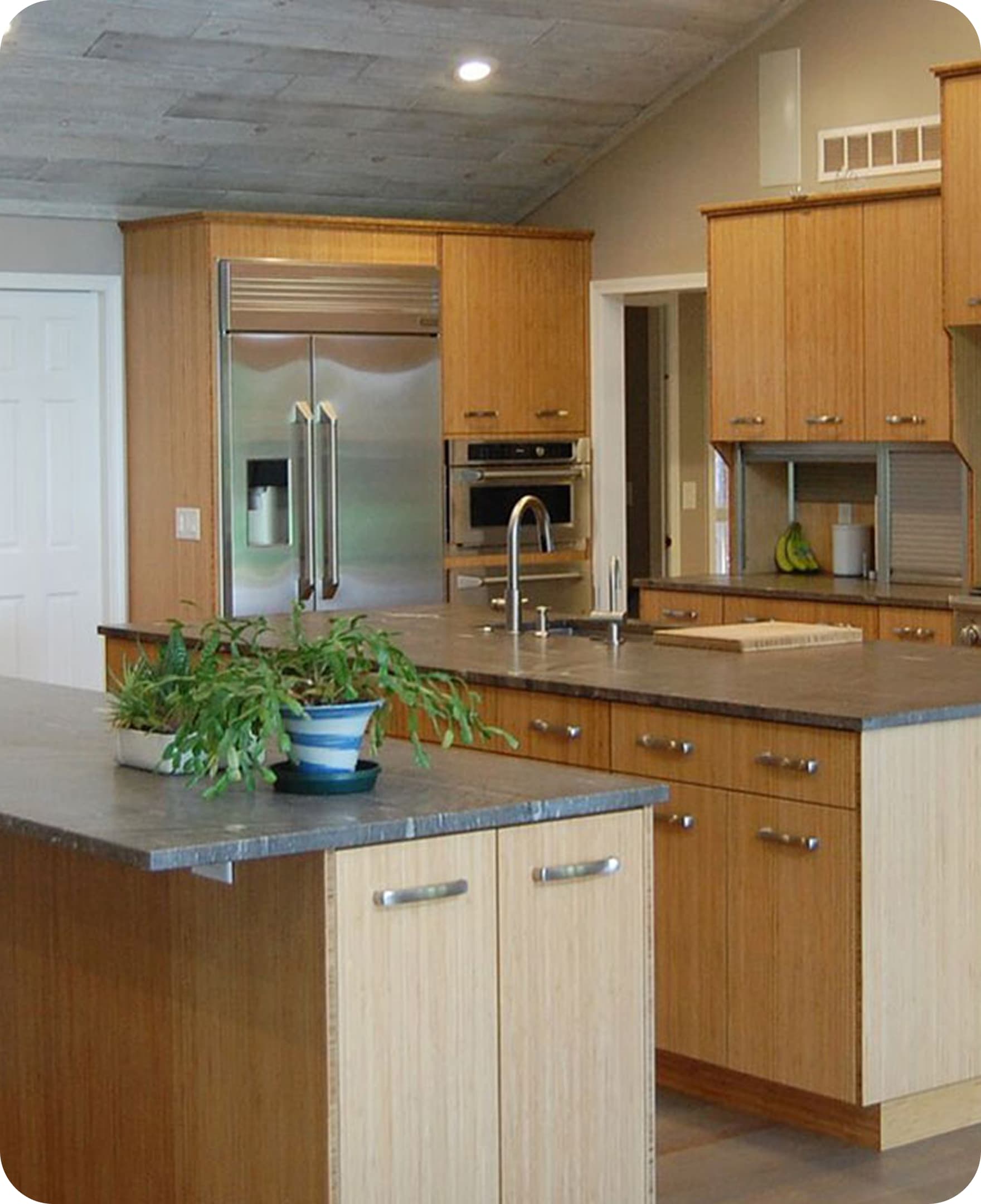 Serving areas section image showcasing a collage of custom cabinetry projects completed by Lloyd's Cabinet Shop in the Great Lakes Bay region