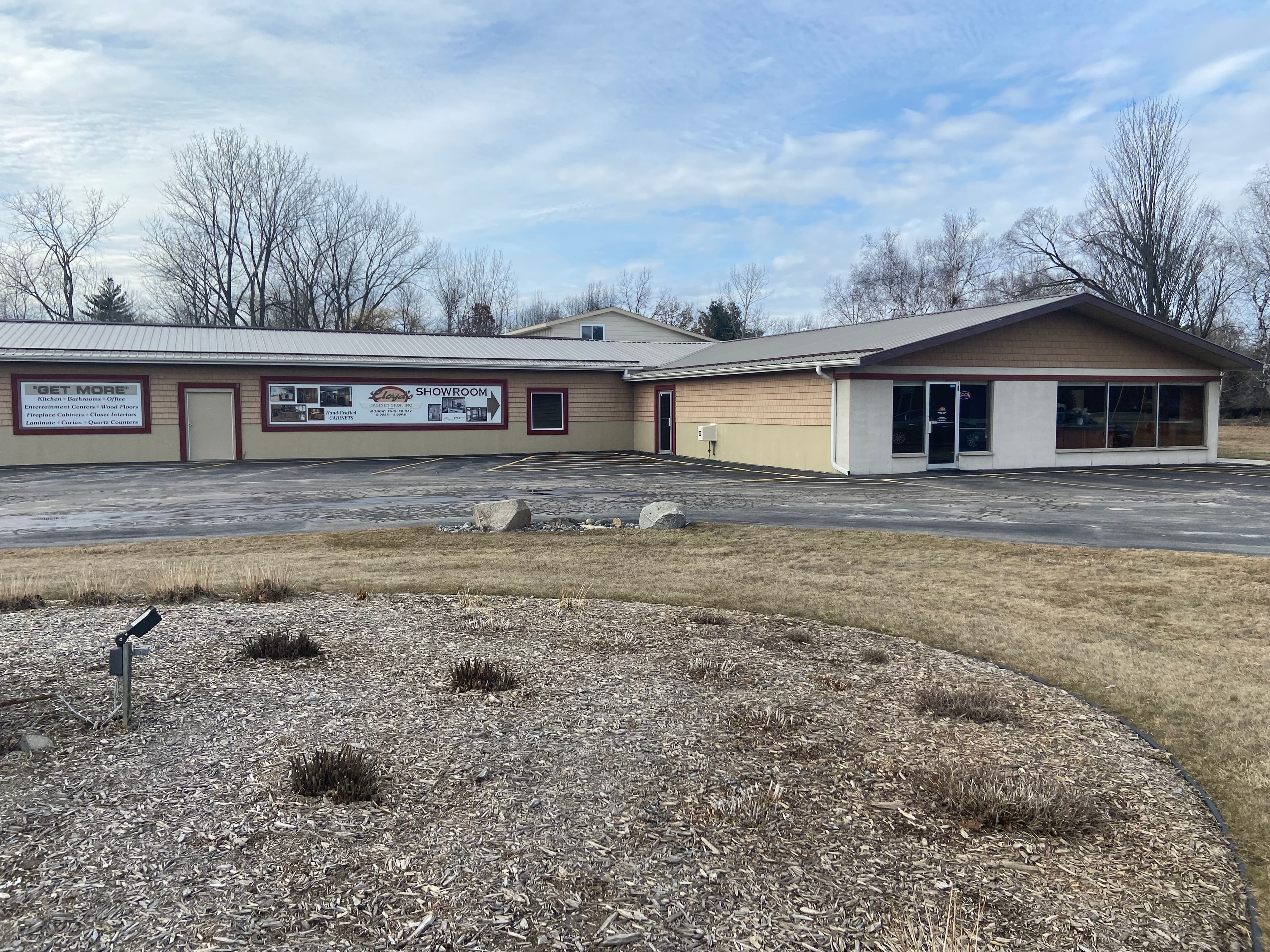 Lloyd’s Cabinet Shop founder, Lloyd, working on a cabinet project in the shop